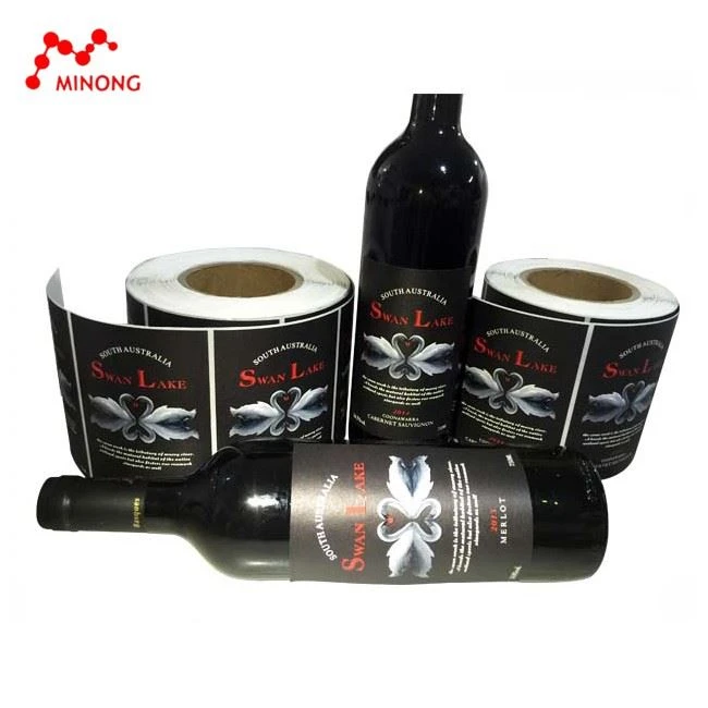 Red wine label made in china